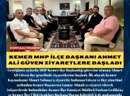 KEMER MHP İLÇE BAŞKANI AHMET ALİ GÜVEN ZİYARETLERE BAŞLADI