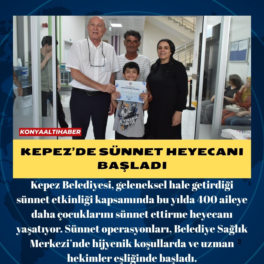 Kepez’de sünnet heyecanı başladı