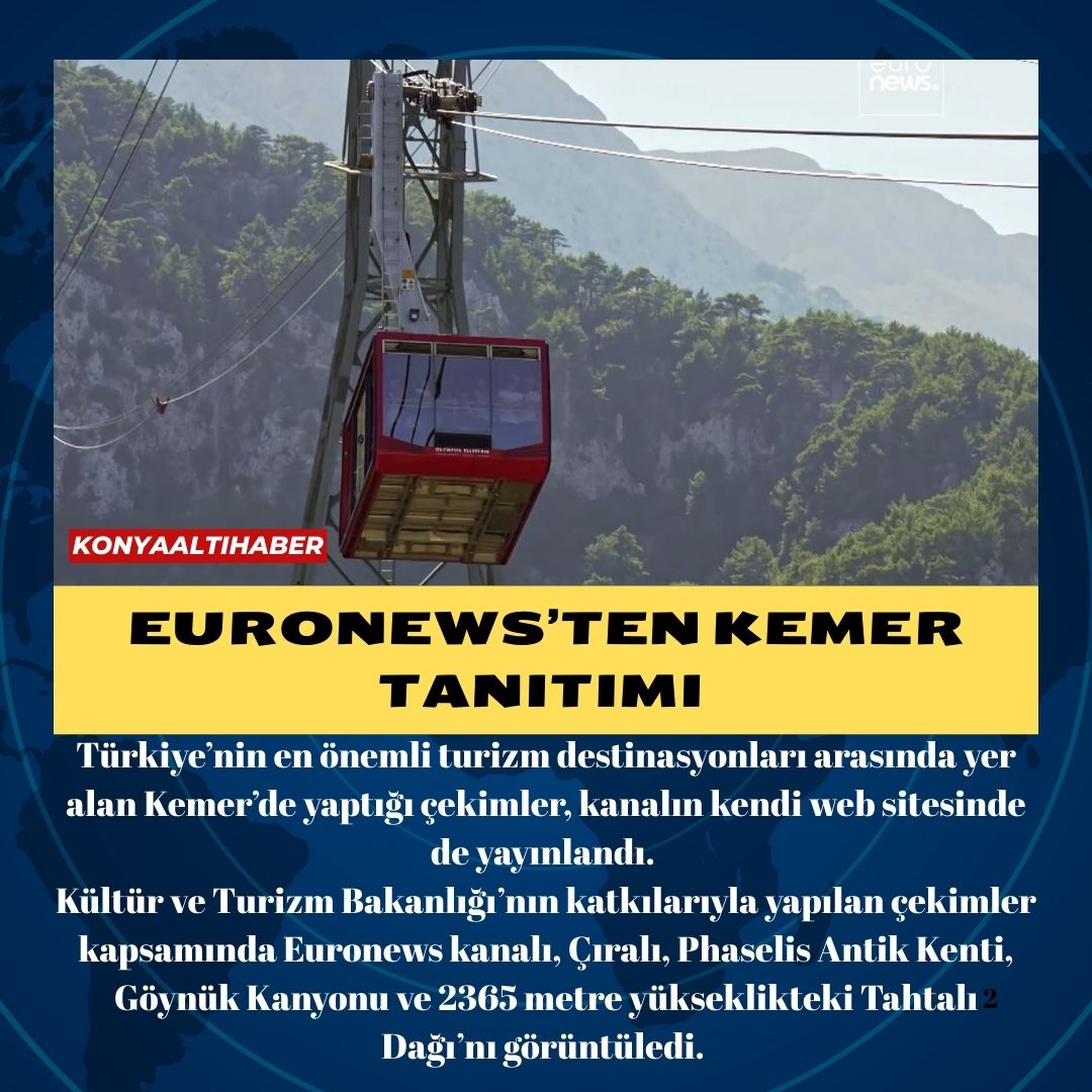 Euronews’ten Kemer tanıtımı 