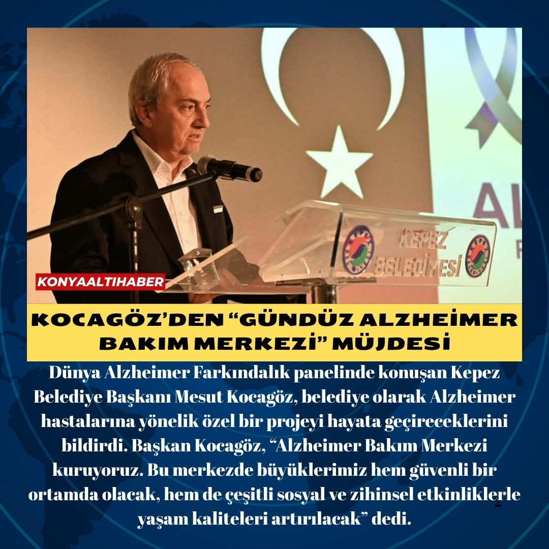 Kocagöz’den “Gündüz Alzheimer Bakım Merkezi” müjdesi