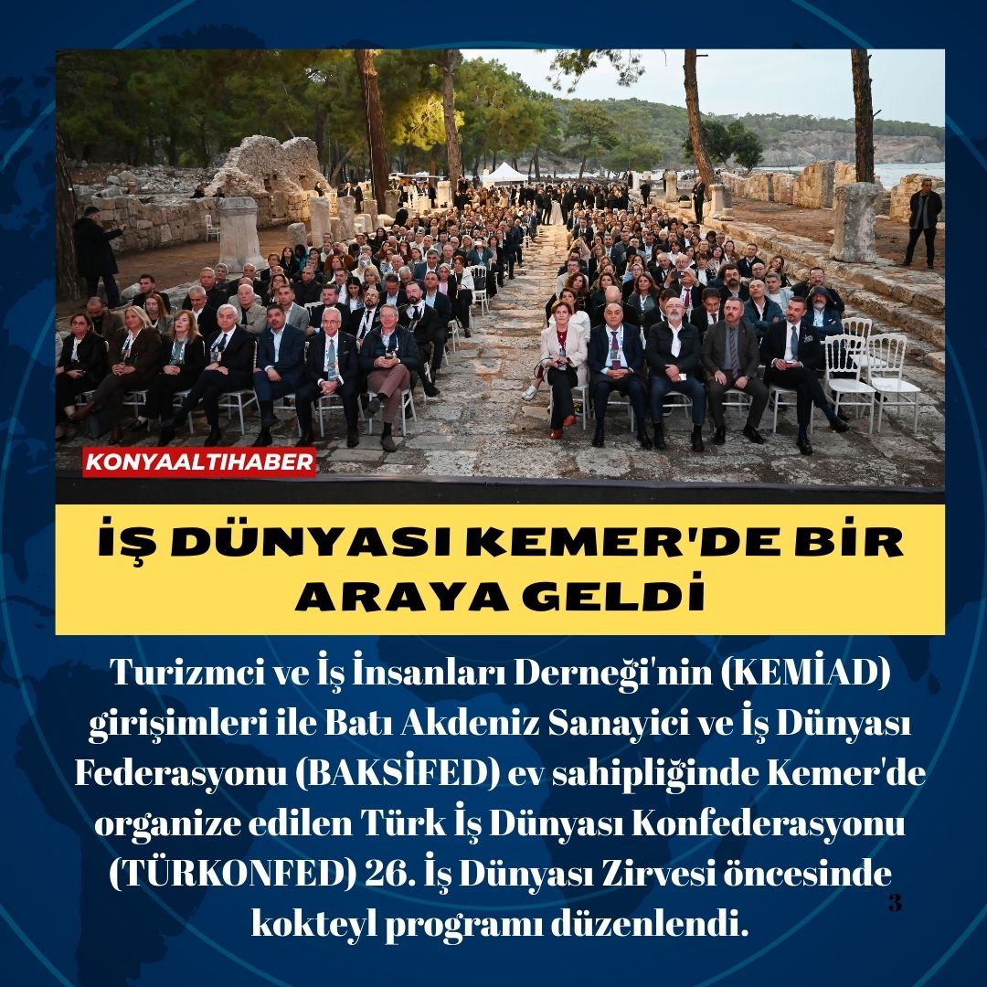 İş dünyası Kemer’de bir araya geldi
