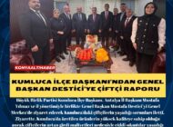 Kumluca İlçe Başkanı’ndan Genel Başkan Destici’ye çiftçi raporu