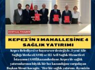 Kepez’in 3 mahallesine 4 sağlık yatırımı