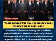 TÜRKONFED 26. İş Dünyası Zirvesi başladı