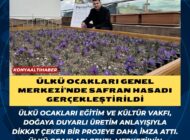 Ülkü Ocakları Genel Merkezi’nde Safran Hasadı Gerçekleştirildi