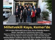 Milletvekili Kaya, Kemer’de 