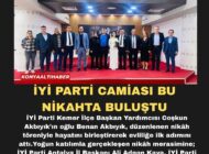 İYİ PARTİ CAMİASI BU NİKAHTA BULUŞTU