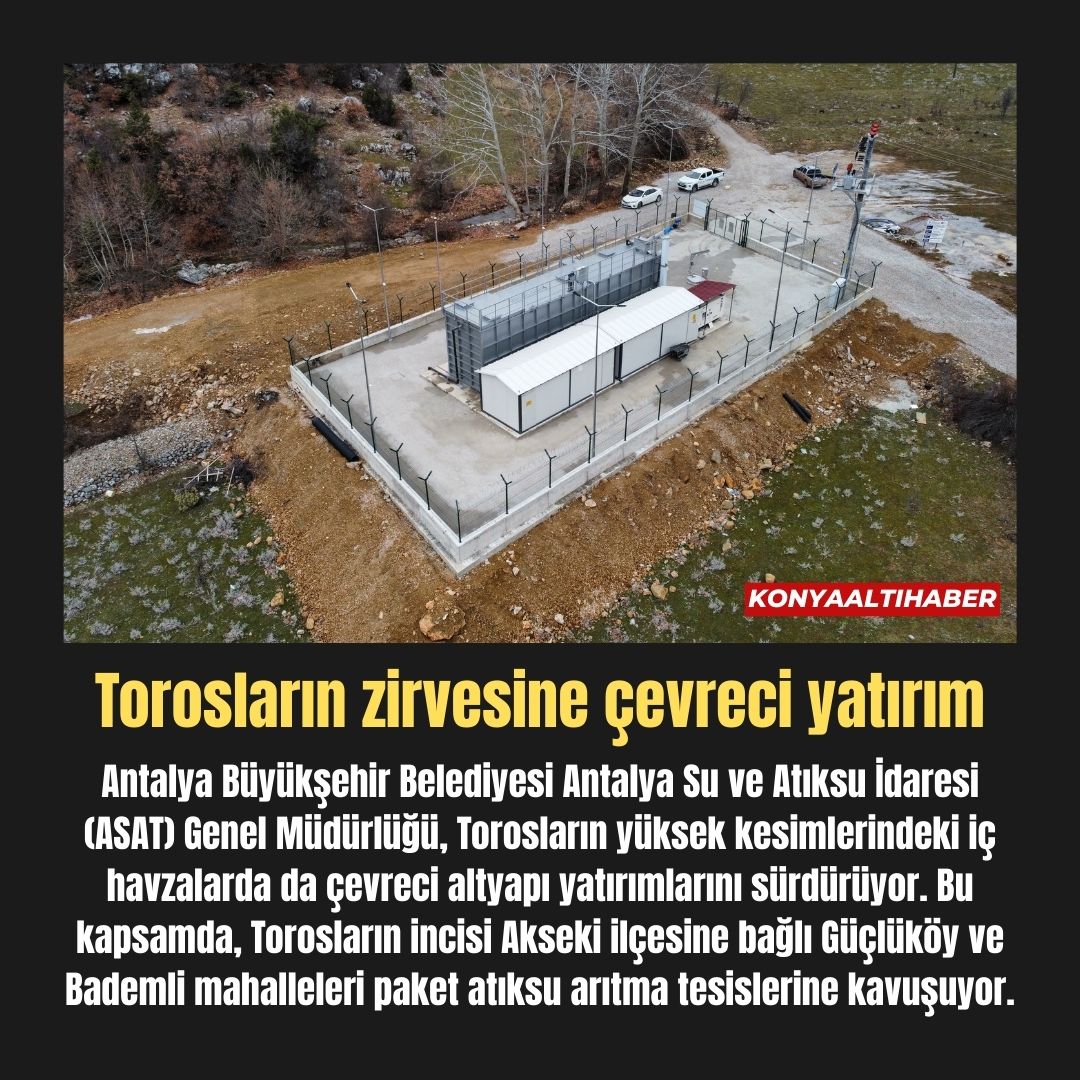 Torosların zirvesine çevreci yatırım