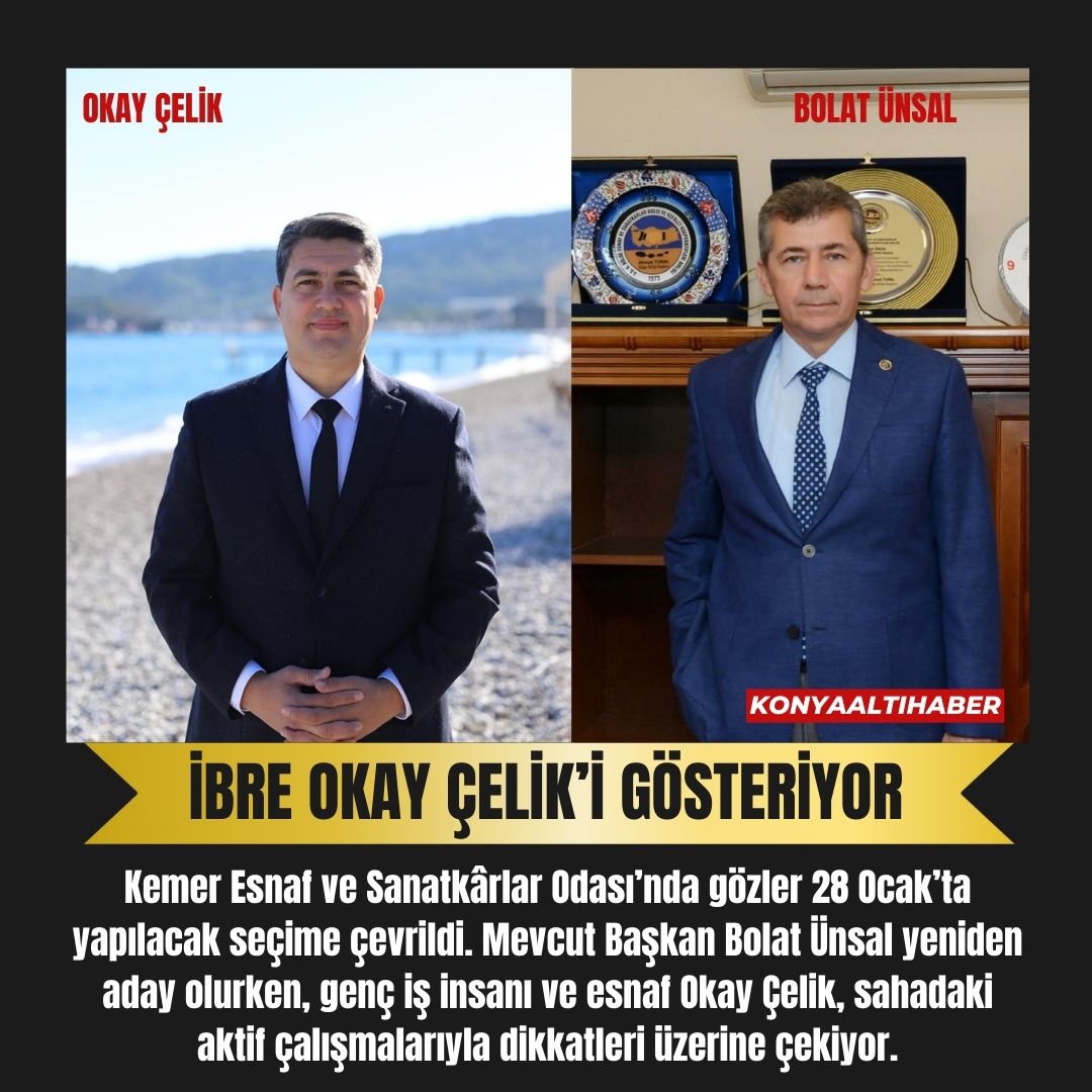 İbre Okay Çelik’i Gösteriyor