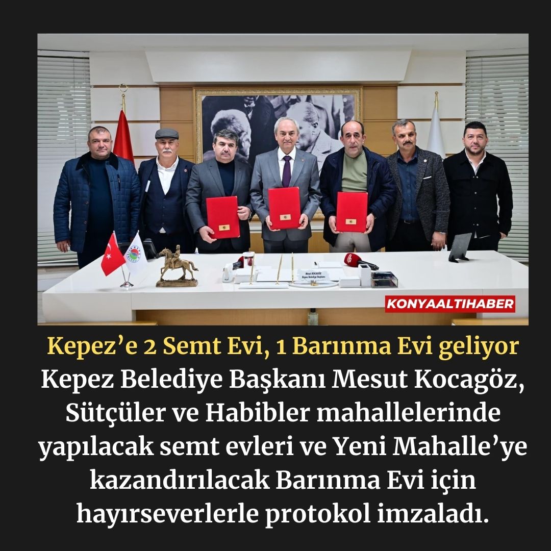 Kepez’e 2 Semt Evi, 1 Barınma Evi geliyor