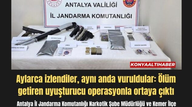 Aylarca izlendiler, aynı anda vuruldular: Ölüm getiren uyuşturucu operasyonla ortaya çıktı