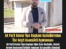 AK Parti Kemer İlçe Başkanı Gazioğlu’ndan Üst Geçit Asansörü Açıklaması