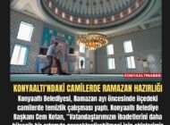 KONYAALTI’NDAKİ CAMİLERDE RAMAZAN HAZIRLIĞI