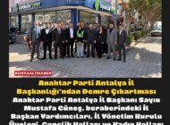 Anahtar Parti Antalya İl Başkanlığı’ndan Demre Çıkartması