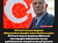 İYİ Parti Genel Başkanı Müsavat Dervişoğlu’ndan iktidara çağrı