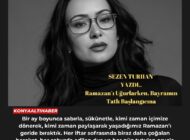 Ramazan’ı Uğurlarken, Bayramın Tatlı Başlangıcına