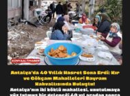 Antalya’da 40 Yıllık Hasret Sona Erdi: Kır ve Gökçam Mahalleleri Bayram Kahvaltısında Buluştu!