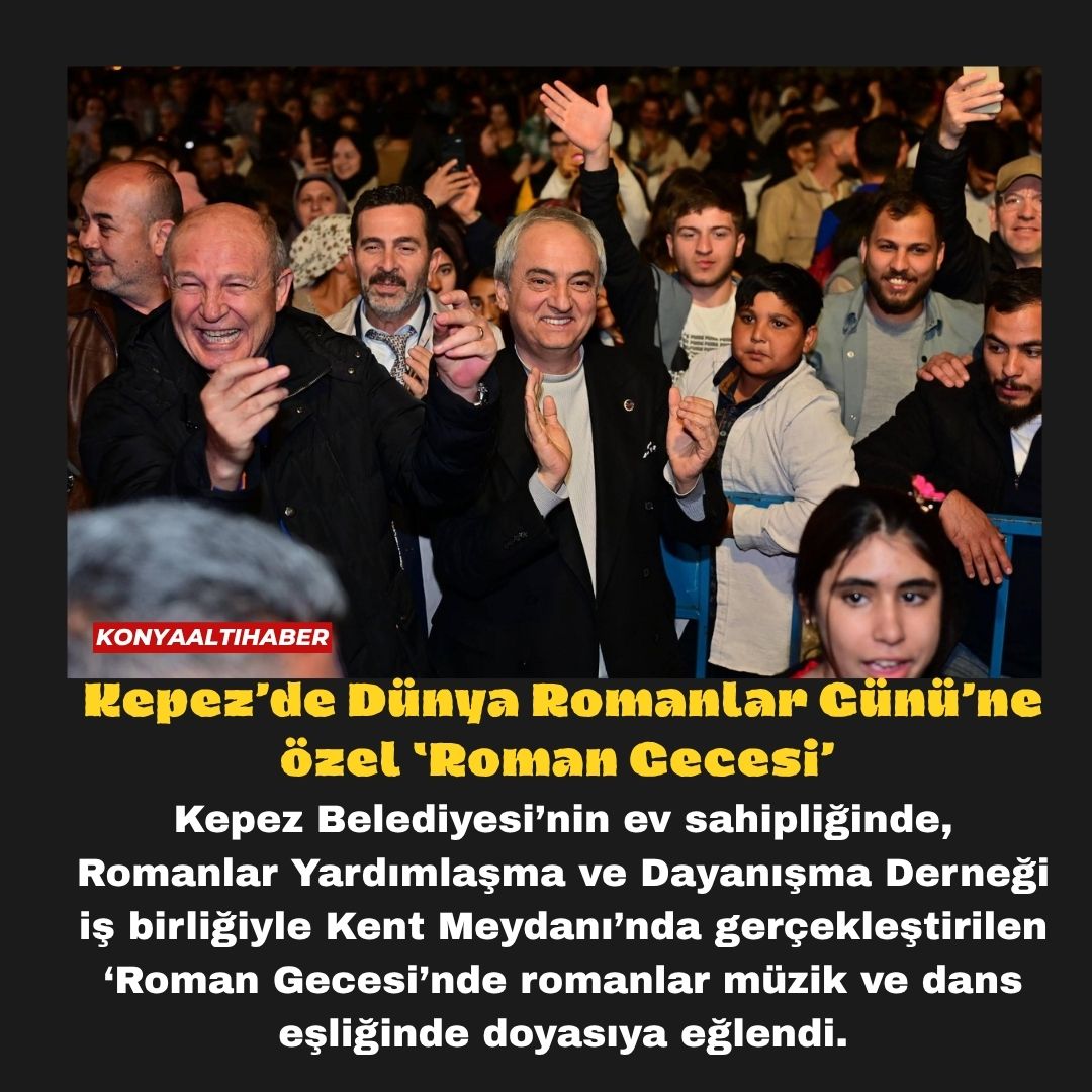 Kepez’de Dünya Romanlar Günü’ne özel ‘Roman Gecesi’