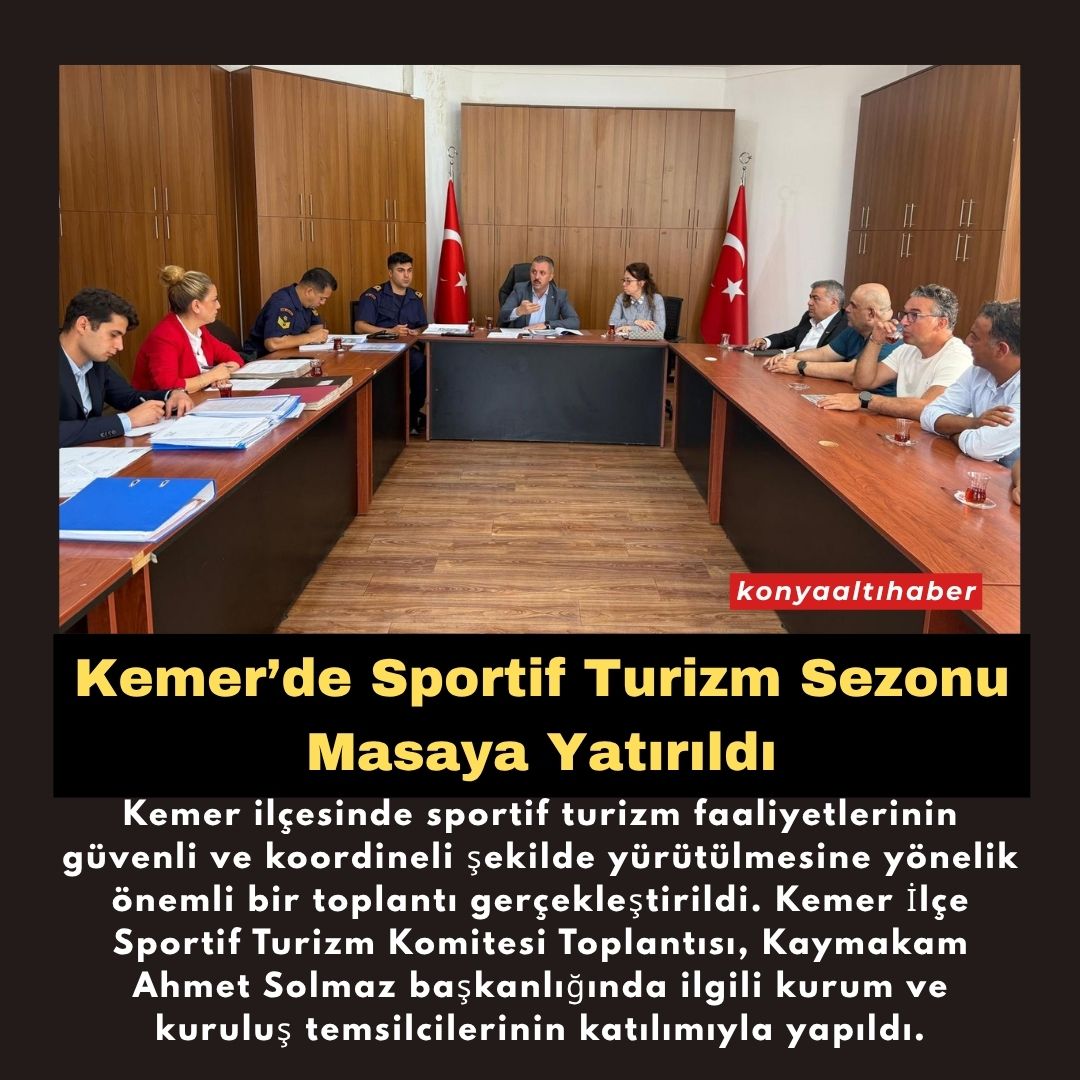 Kemer’de Sportif Turizm Sezonu Masaya Yatırıldı