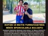 KOTAN 19 MAYIS TURNUVASI’NDA MİNİK SPORCULARLA BULUŞTU