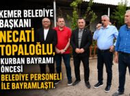 Başkan Topaloğlu personelle bayramlaştı 