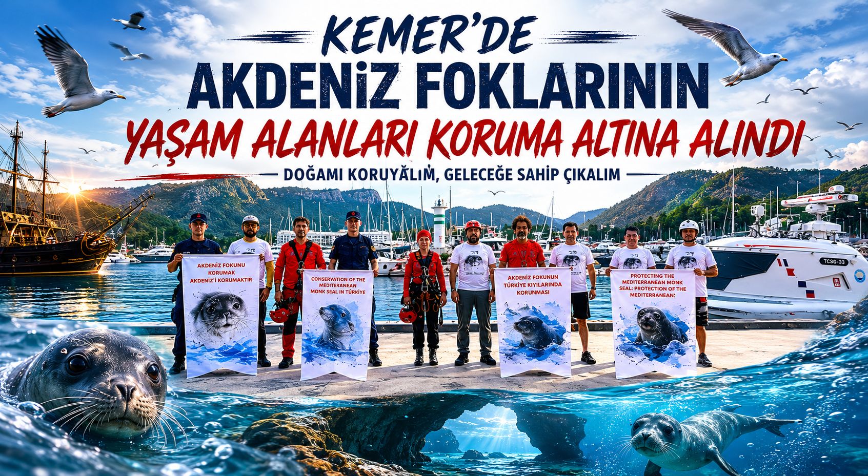 Akdeniz Foklarının Yaşam Alanları Koruma Altına Alındı