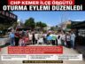 CHP Kemer İlçe Örgütü’nden Oturma Eylemi