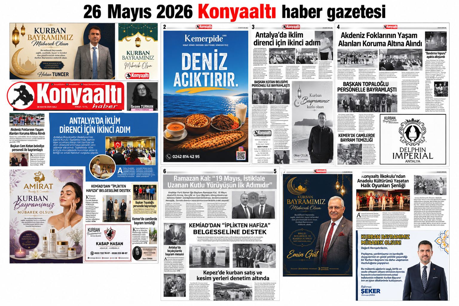 26 MAYIS 2026 KONYAALTI HABER GAZETESİ