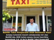 Beldibi Taksi Kooperatifi 2026 Sezonuna Hazır