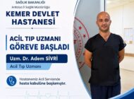 Kemer Devlet Hastanesi Acil Servis Kadrosu Güçleniyor