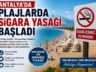 ANTALYA’DA DUMANSIZ PLAJ DÖNEMİ