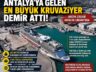 ANTALYA’YA GELEN EN BÜYÜK KRUVAZİYER DEMİR ATTI