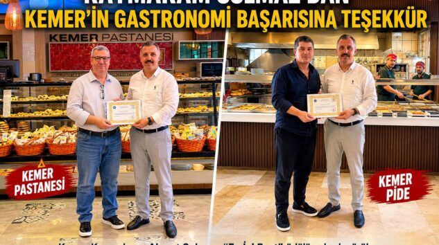 Kaymakam Solmaz’dan Gastronomi Başarısına Teşekkür