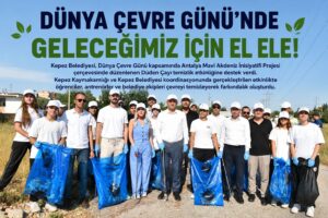 Dünya Çevre Günü’nde Düden Çayı’nda temizlik seferberliği