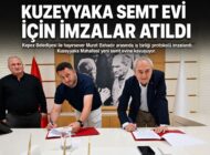 Kuzeyyaka semt evi için imzalar atıldı