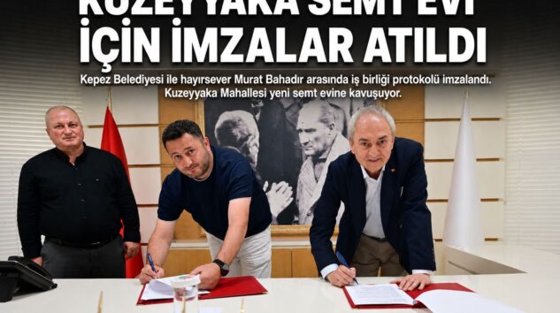 Kuzeyyaka semt evi için imzalar atıldı