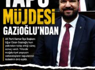 Ulupınar, Çıralı ve Ovacık’ta Tapu Müjdesi