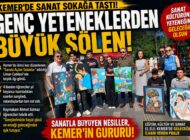 Kemer’de Sanat Sokağa Taştı