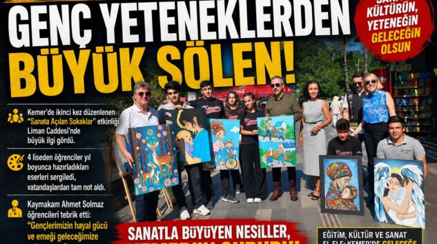 Kemer’de Sanat Sokağa Taştı
