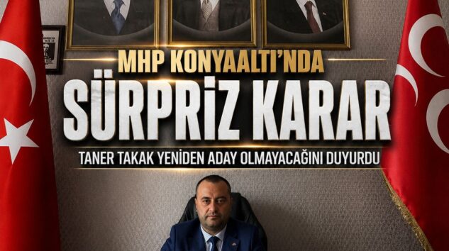 TANER TAKAK YENİDEN ADAY OLMAYACAĞINI AÇIKLADI
