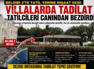 Beldibi’nde Tatil Yerine İnşaat Sesi: Villalardaki Tadilat Tepki Çekiyor
