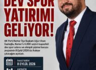 GAZİOĞLU SÖZÜNÜ TUTTU: KEMER’E DEV SPOR YATIRIMI GELİYOR