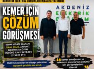 KEMER’İN ELEKTRİK SORUNLARI MASAYA YATIRILDI