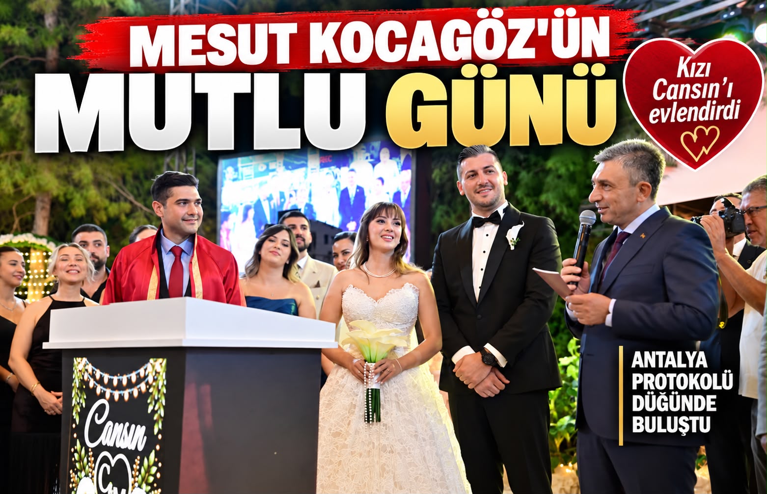 Kepez Belediye Başkanı Mesut Kocagöz’ün Mutlu Günü