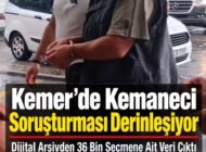 Kemer’de Kemaneci Soruşturması Derinleşiyor: Dijital Arşivden 36 Bin Seçmene Ait Veri Çıktı