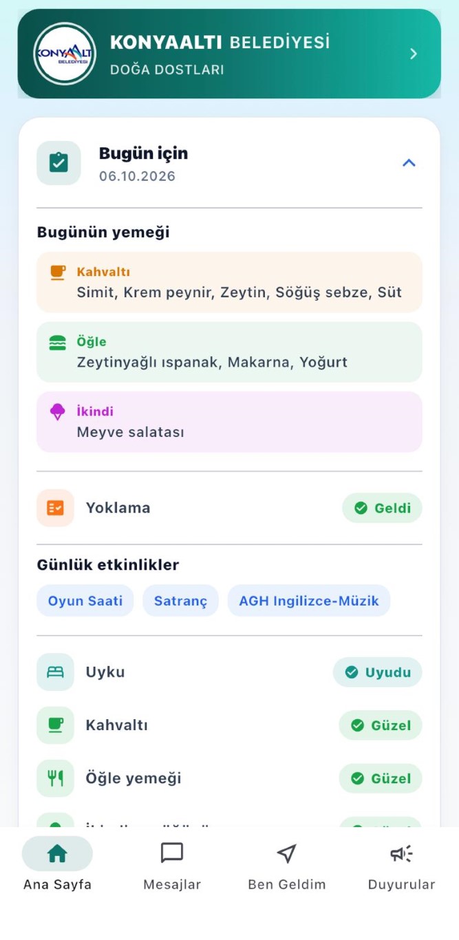 AİLELER ‘KONYAALTI KREŞİM’LE ÇOCUKLARINI TAKİP EDECEK