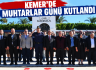 Kemer’de Muhtarlar Günü kutlandı 